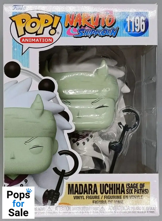 #1196 Madara Uchiha (Six Paths) Naruto Shippuden Box Damaged Funko POP