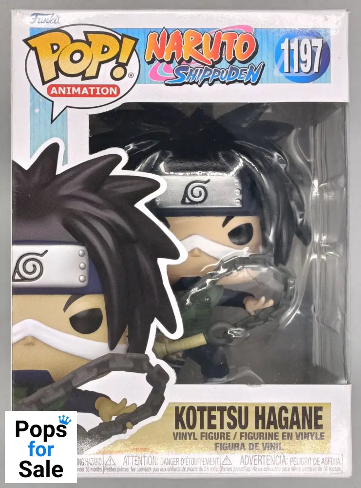 1197 Kotetsu Hagane - Naruto Shippuden - Box Damaged Funko POP