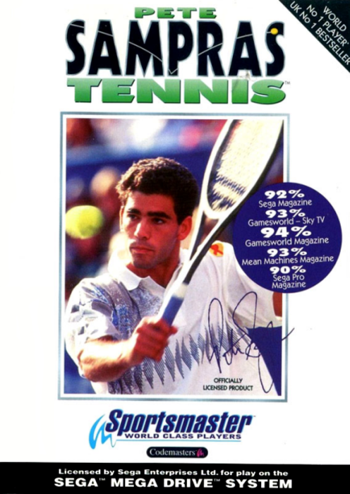 Pete Sampras Tennis for Sega Mega Drive (MD)