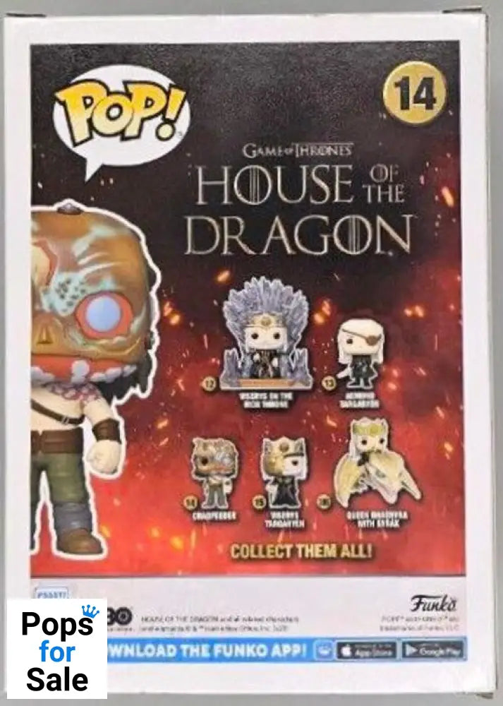 12 Crab Feeder - House Of the Dragon - New Funko POP