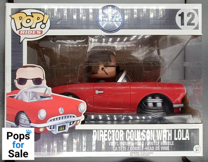 #12 Director Coulson with Lola Rides Marvel Agents Of S.H.I.E.L.D Box Damaged Funko POP
