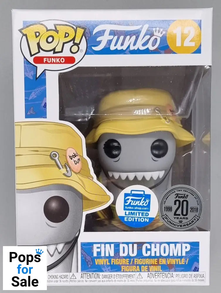 #12 Fin Du Chomp - Funko (Originals) - Grey - Exclusive Funko POP - PopsforSale.co.uk