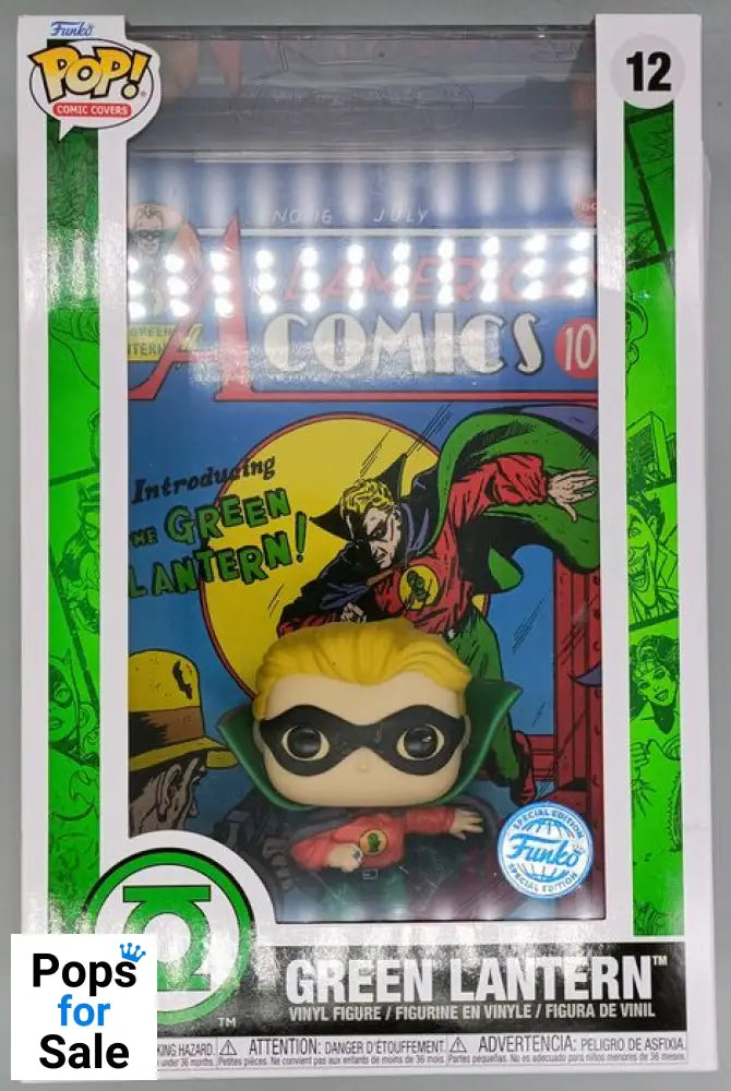 #12 Green Lantern (Alan Scott) Comic Covers (DC) Box Damaged Funko POP - PopsforSale.co.uk