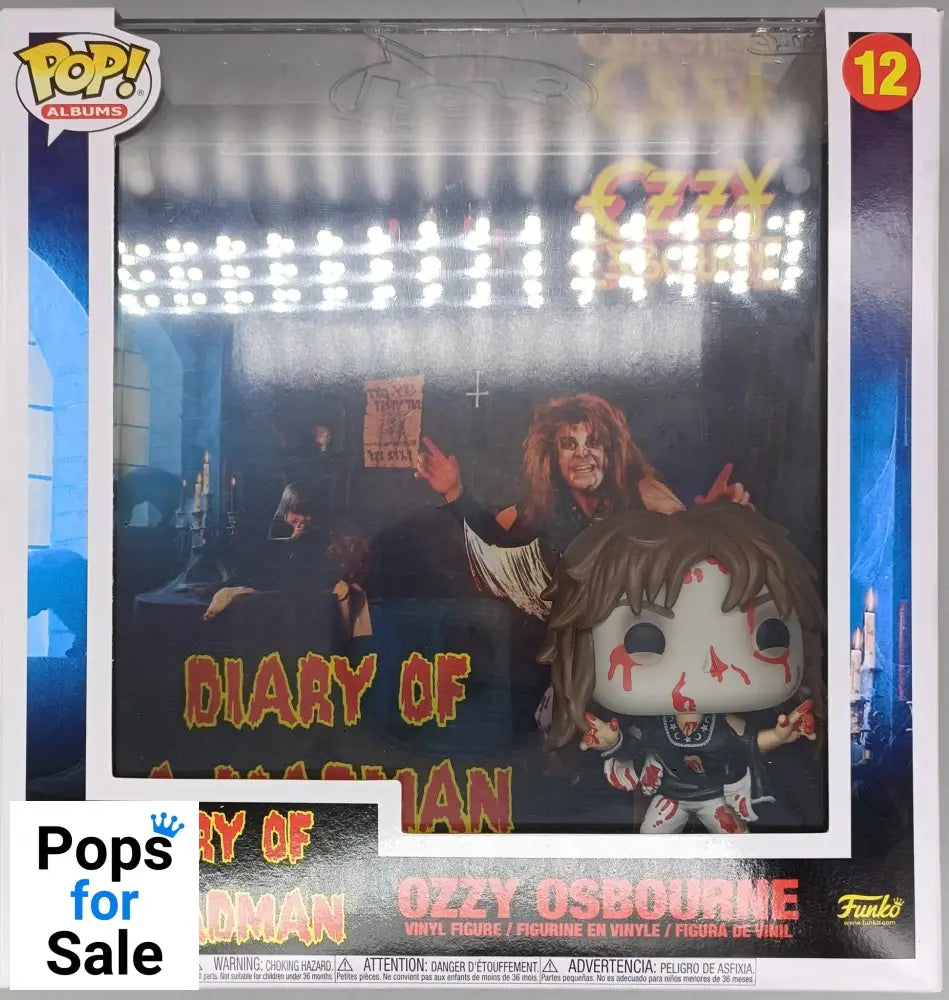 #12 Ozzy Osbourne (Diary of a Madman) - Albums - Box Damaged Funko POP - PopsforSale.co.uk