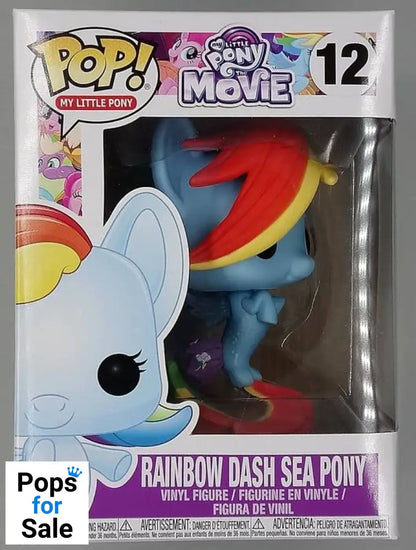12 Rainbow Dash Sea Pony - My Little Pony - Funko POP - Box Damaged