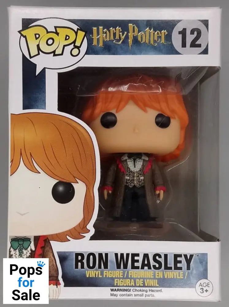 #12 Ron Weasley (Yule Ball) - Harry Potter - Box Damaged Funko POP - PopsforSale.co.uk