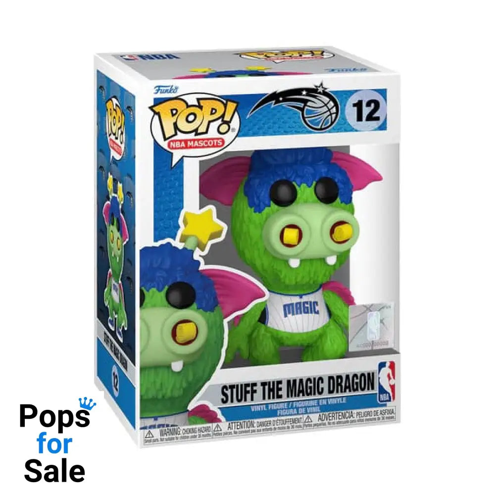 12 Stuff the Magic Dragon - NBA Mascots Funko POP Preorder