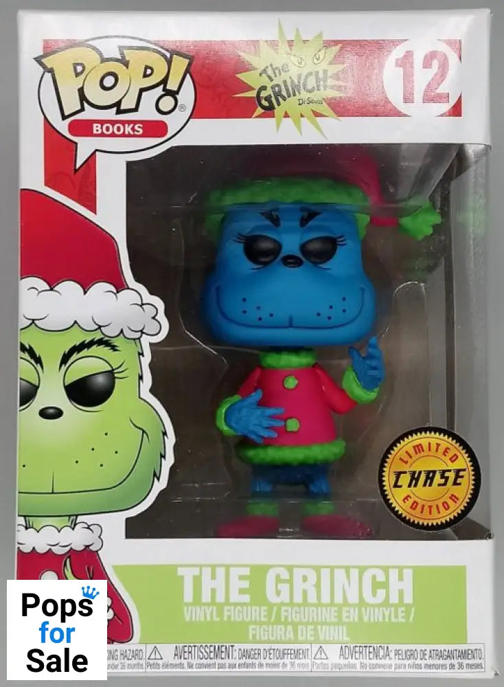 #12 The Grinch (Blue) - Chase Edition Funko POP - PopsforSale.co.uk