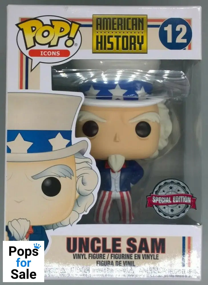 #12 Uncle Sam - American History Funko POP - PopsforSale.co.uk