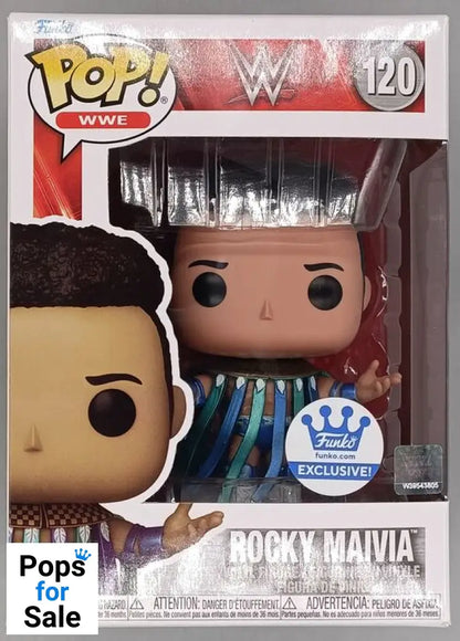 #120 Rocky Maivia Metallic - WWE - Box Damaged Funko POP - PopsforSale.co.uk