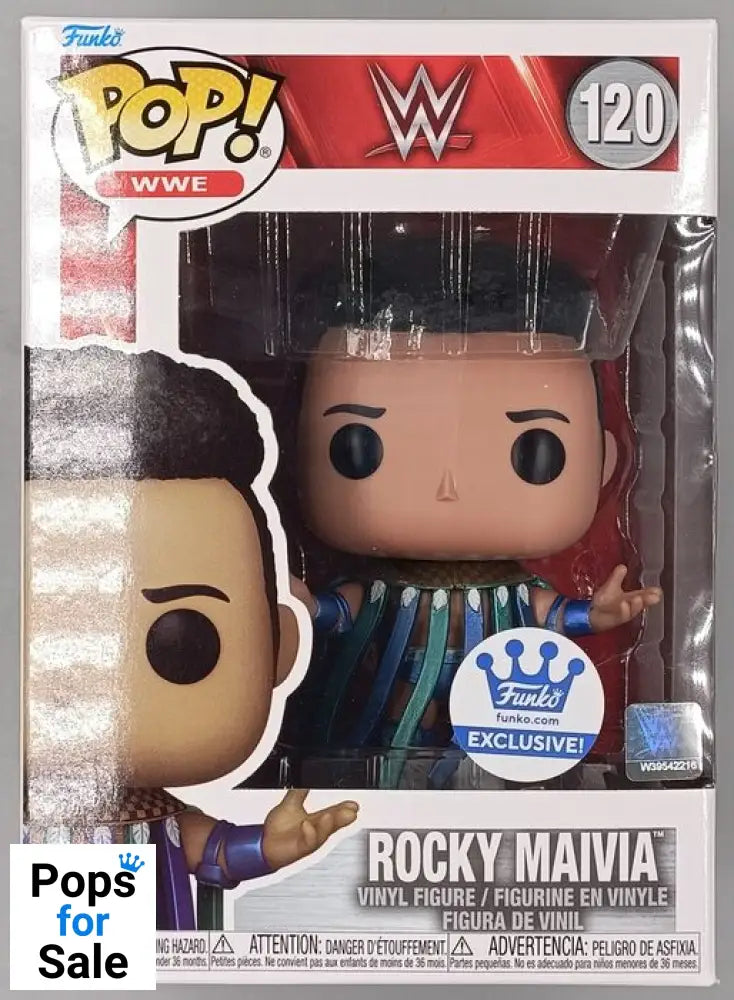 #120 Rocky Maivia Metallic - WWE Funko POP - PopsforSale.co.uk