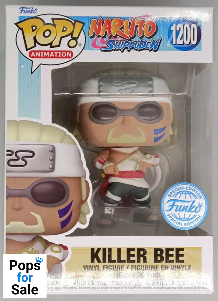 #1200 Killer Bee - Naruto Shippuden - Box Damaged Funko POP - PopsforSale.co.uk