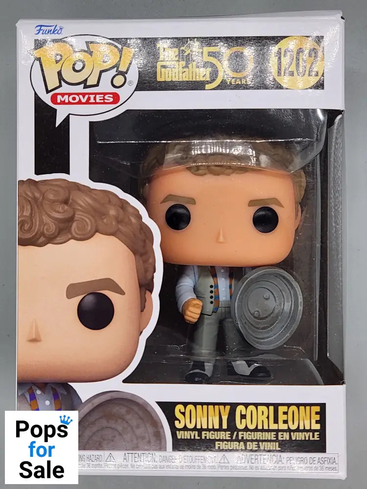 #1202 Sonny Corleone (w/ Lid) - The Godfather 50th Funko POP