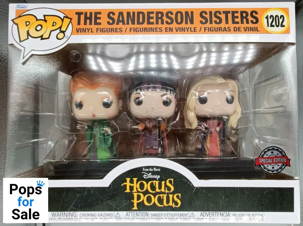 #1202 The Sanderson Sisters (I Put a Spell on You) Movie Moment Disney Hocus Pocus Funko POP