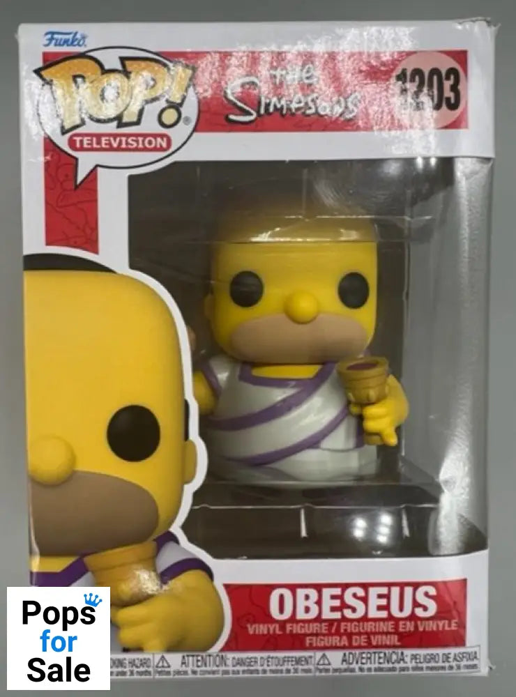 #1203 Obeseus - The Simpsons - Box Damaged Funko POP