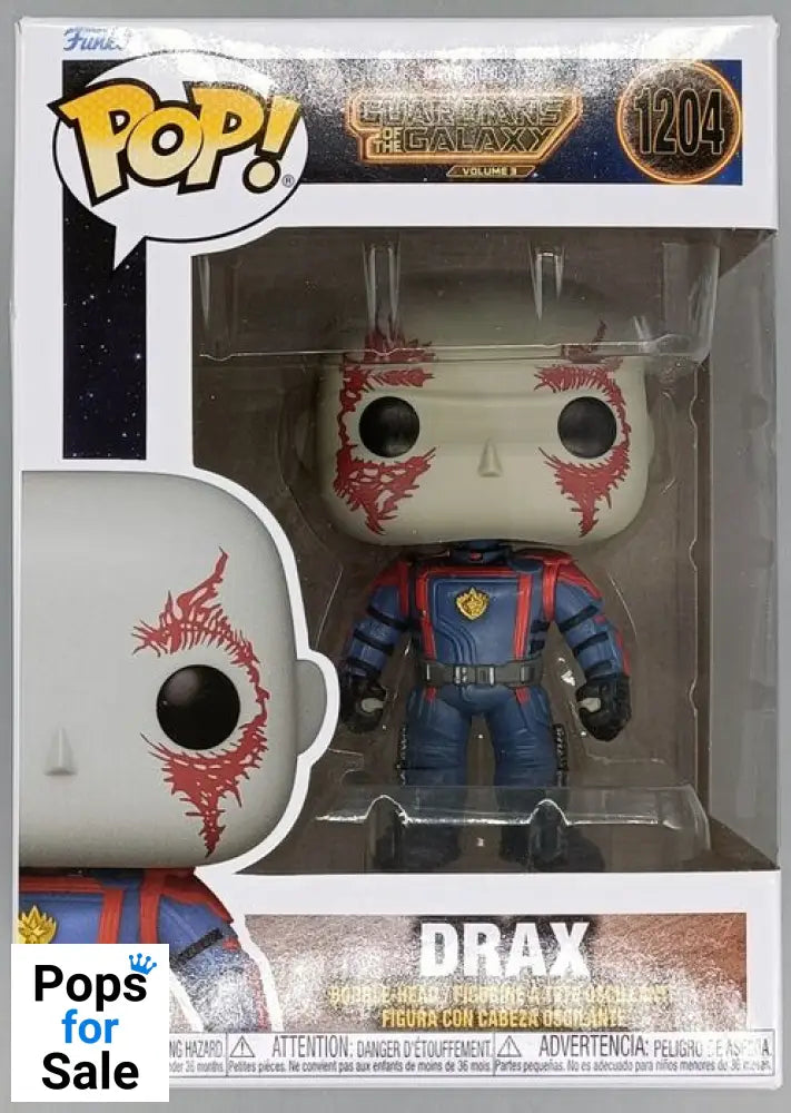 #1204 Drax - Marvel Guardians Of the Galaxy 3 - Box Damaged Funko POP