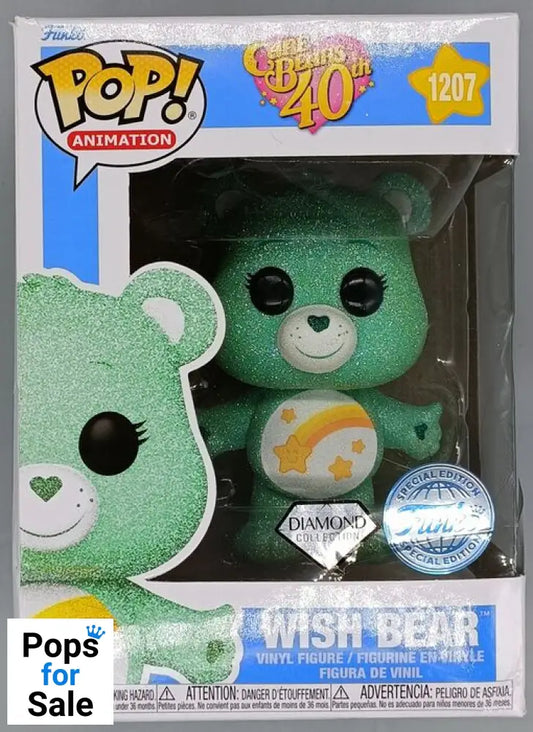 1207 Wish Bear - Diamond - Care Bears - Box Damaged Funko POP