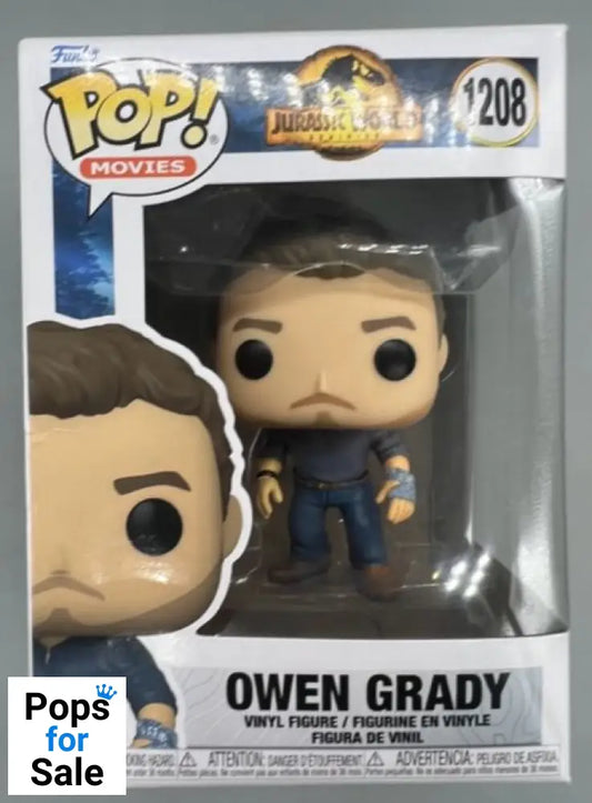 1208 Owen Grady - Jurassic World Dominion - Funko POP - Box Damaged