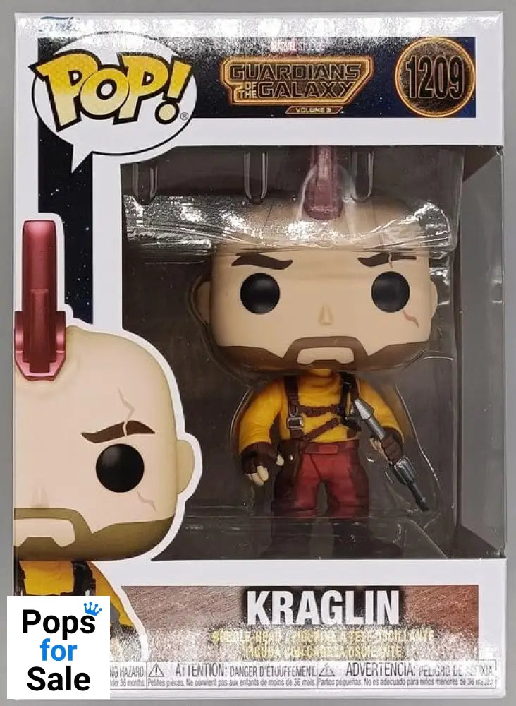 1209 Kraglin - Marvel Guardians of the Galaxy 3 -Funko POP - Box Damaged