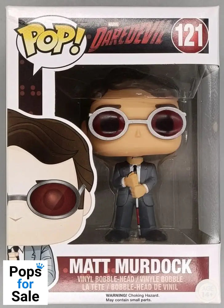 121 Matt Murdock - Marvel Daredevil - Funko POP - Box Damaged
