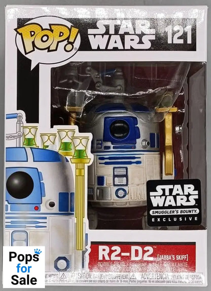 #121 R2-D2 (Jabba's Skiff) - Star Wars - Smuggler Box Damaged Funko POP - PopsforSale.co.uk