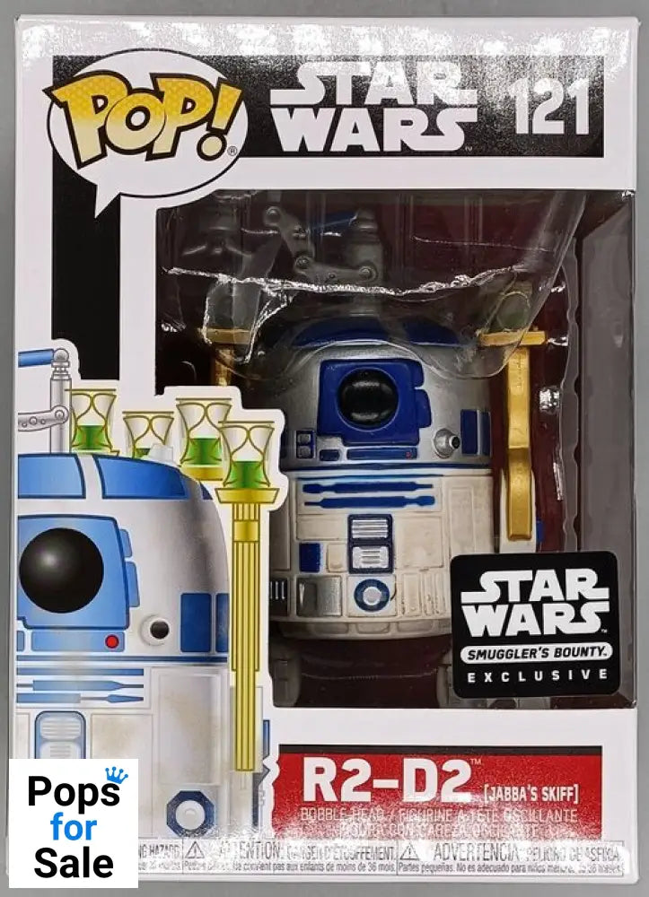 #121 R2-D2 (Jabba's Skiff) - Star Wars - Smuggler Box Damaged Funko POP