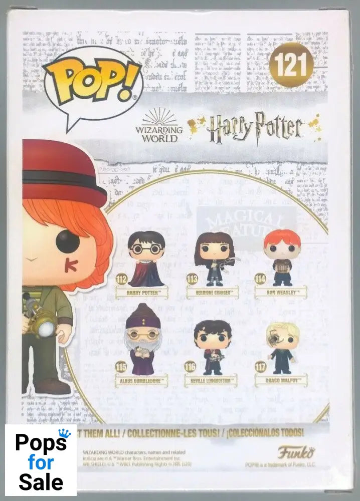 121 Ron Weasley (Quidditch World Cup) Harry Potter 2020 Con Funko POP