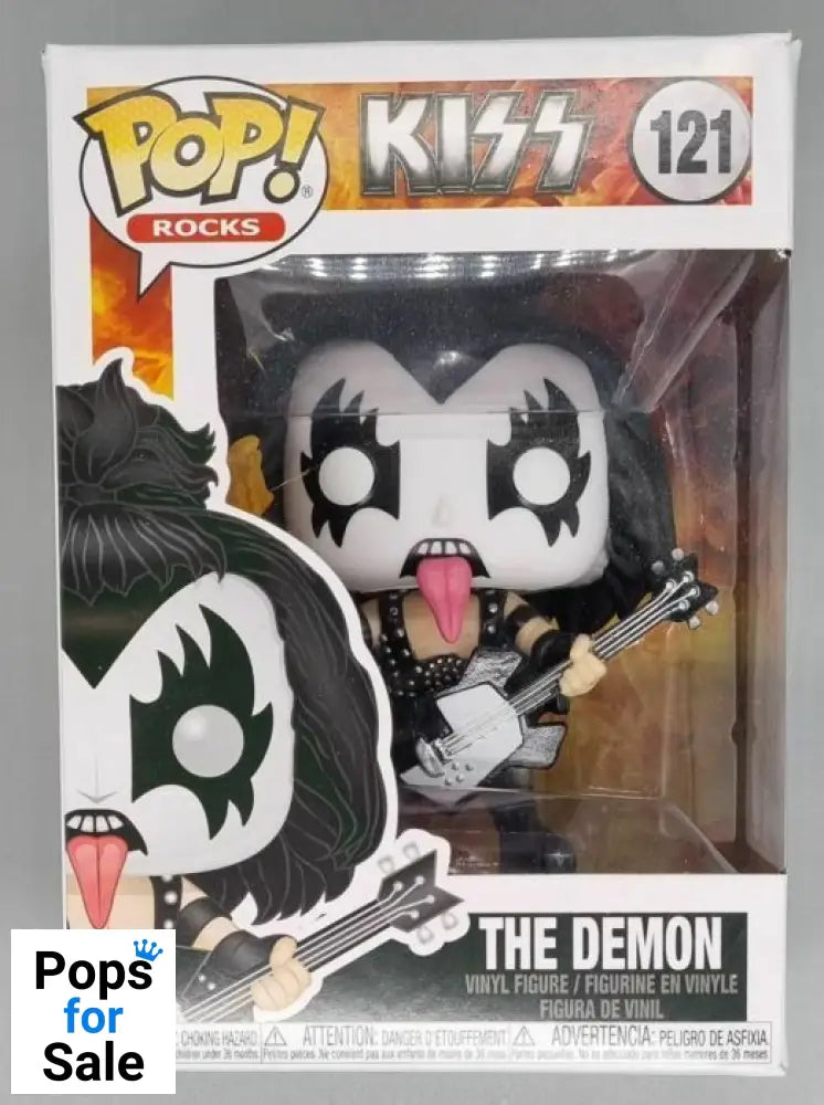 121 The Demon -  KISS - Gene Simmons Funko POP