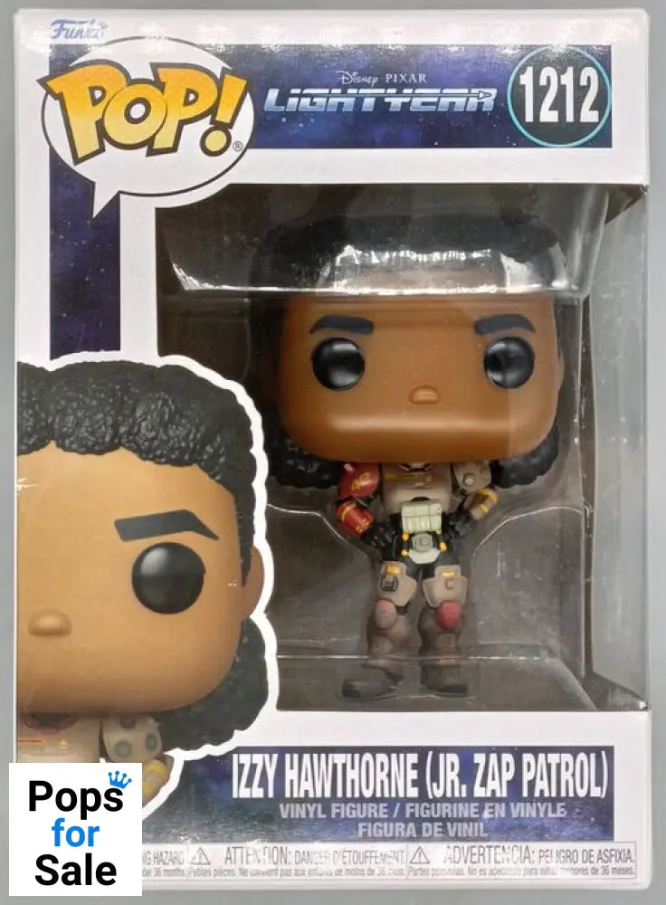 #1212 Izzy Hawthorne (Jr. Zap Patrol) - Disney Lightyear Box Damaged Funko POP