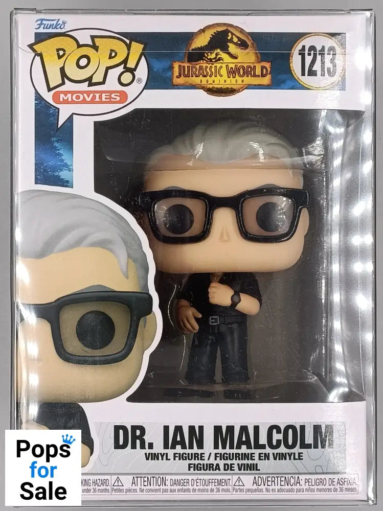 #1213 Dr. Ian Malcolm - Jurassic World Dominion Funko POP - PopsforSale.co.uk