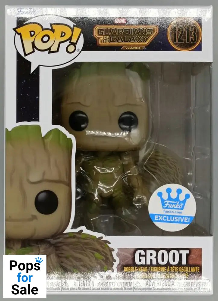 #1213 Groot (w/ Wings) Marvel Guardians of the Galaxy - Box Damaged Funko POP - PopsforSale.co.uk