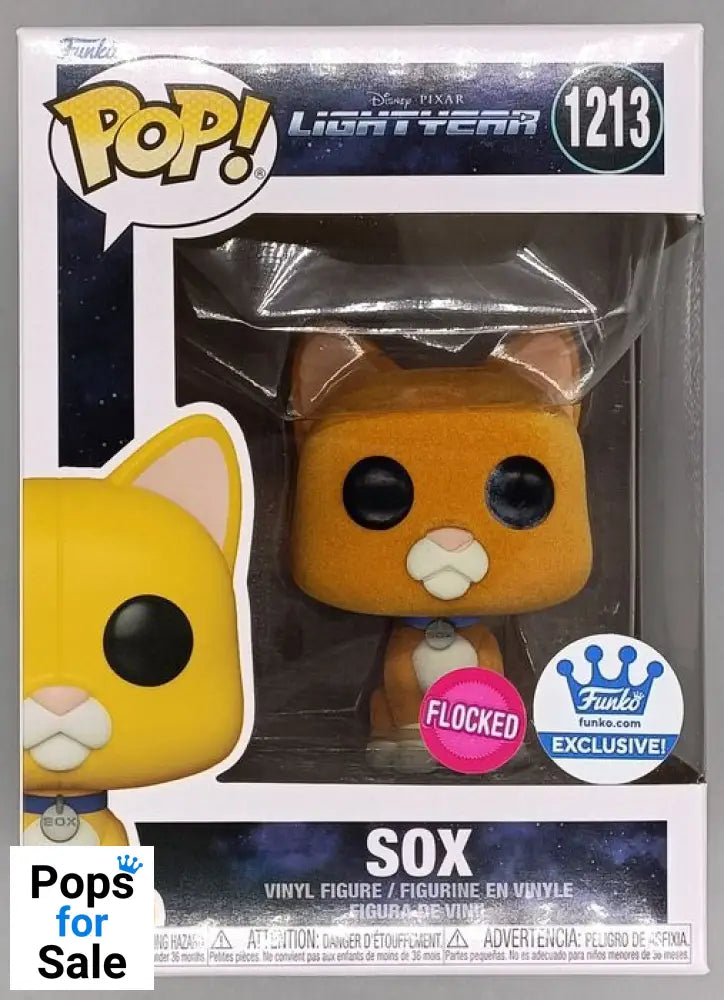 #1213 Sox - Flocked - Disney Pixar Lightyear Funko POP - PopsforSale.co.uk