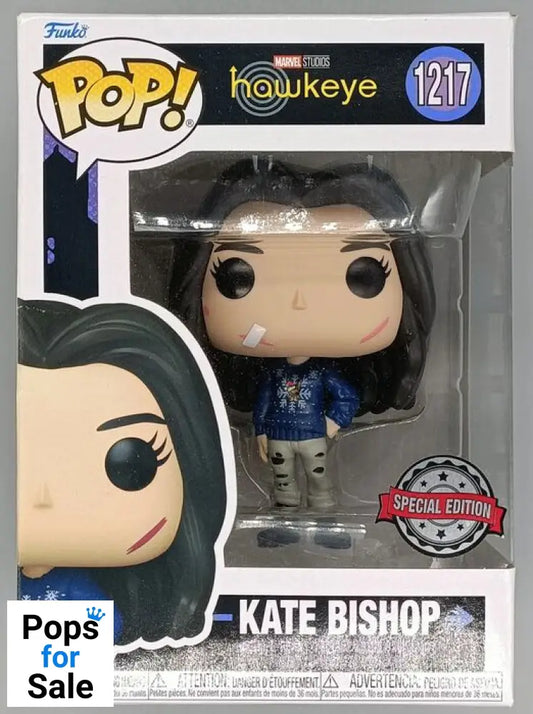 1217 Kate Bishop (Christmas) - Hawkeye - Box Damaged Funko POP