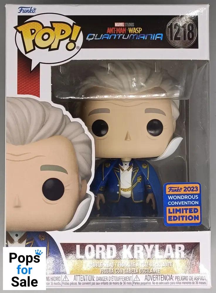 1218 Lord Krylar Marvel Ant-man Quantumania Funko POP - Box Damaged