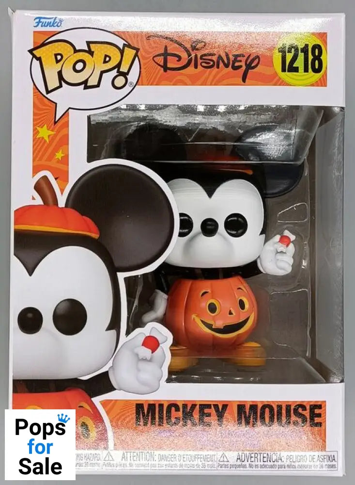 1218 Mickey Mouse (Trick or Treat) - Disney Halloween - Box Damaged Funko POP