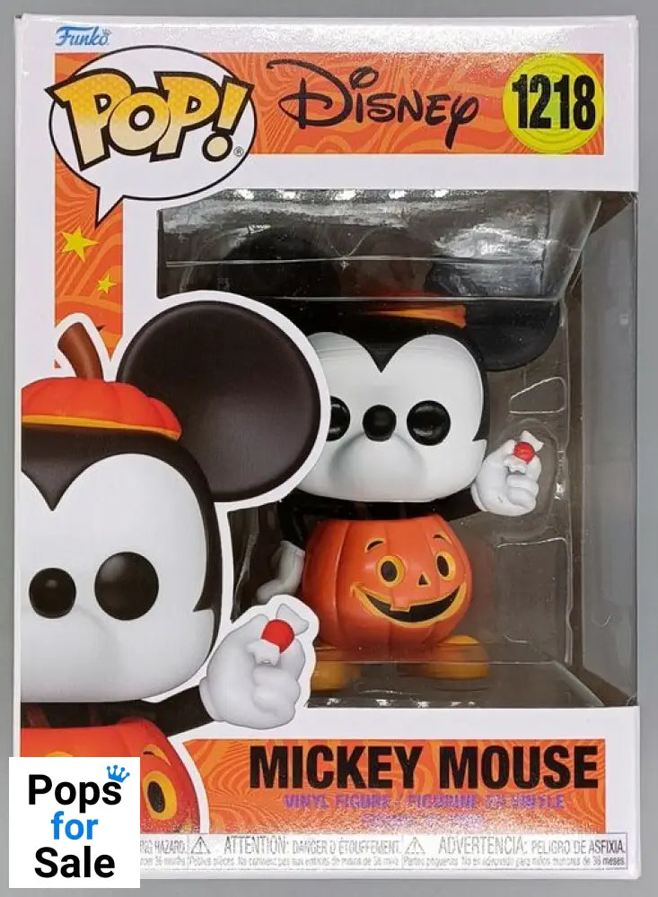 1218 Mickey Mouse (Trick or Treat) - Disney Halloween Funko POP - Brand New