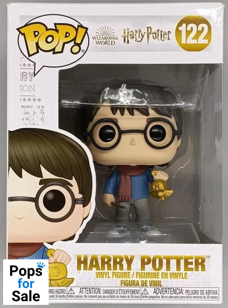 122 Harry Potter (Holiday) - Harry Potter - Box Damaged Funko POP