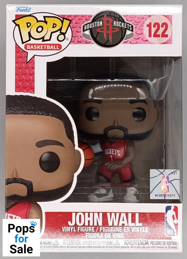 122 John Wall (Houston Rockets) - NBA - Box Damaged Funko POP