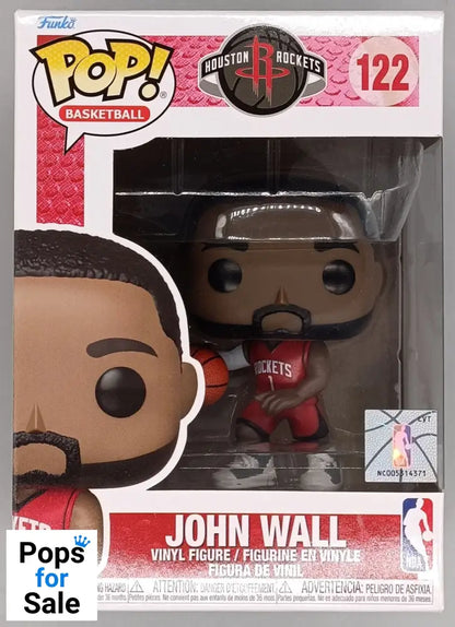 122 John Wall (Houston Rockets) - NBA - Box Damaged Funko POP
