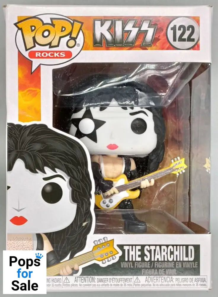 122 The Starchild - Rocks - KISS - Box Damaged Funko POP
