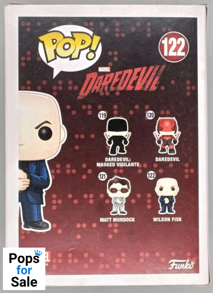 #122 Wilson Fisk - Marvel Daredevil - Box Damaged Funko POP