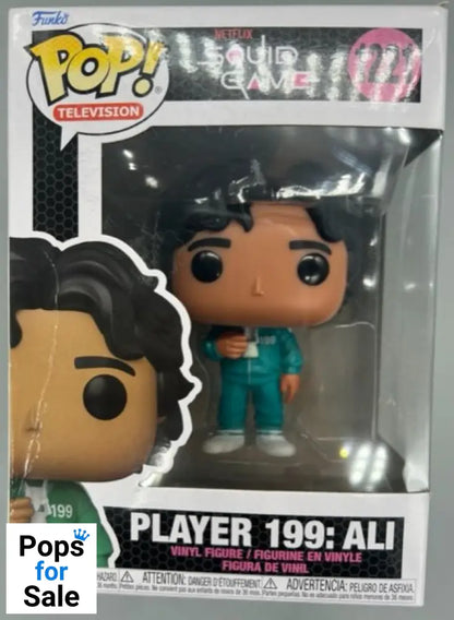 #1221 Player 199: Ali - Squid Game - Box Damaged Funko POP - PopsforSale.co.uk