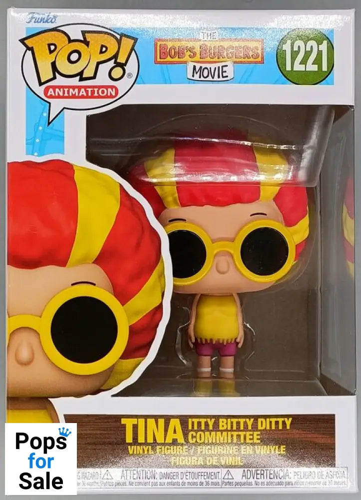 #1221 Tina (Itty Bitty Ditty Committee) - Bobs Burgers Funko POP - PopsforSale.co.uk