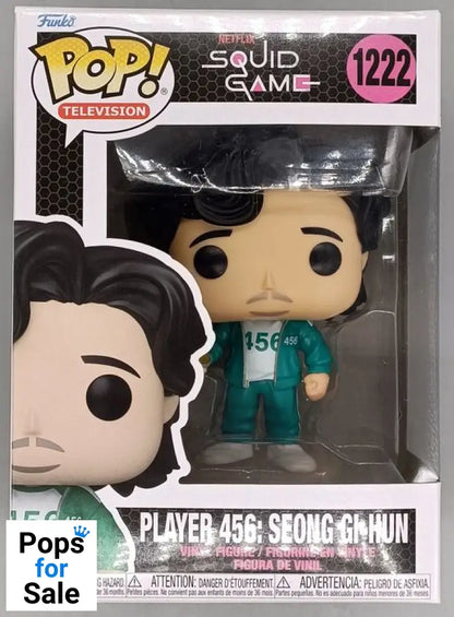 1222 Player 456: Seong Gihun - Squid Game - Box Damaged Funko POP