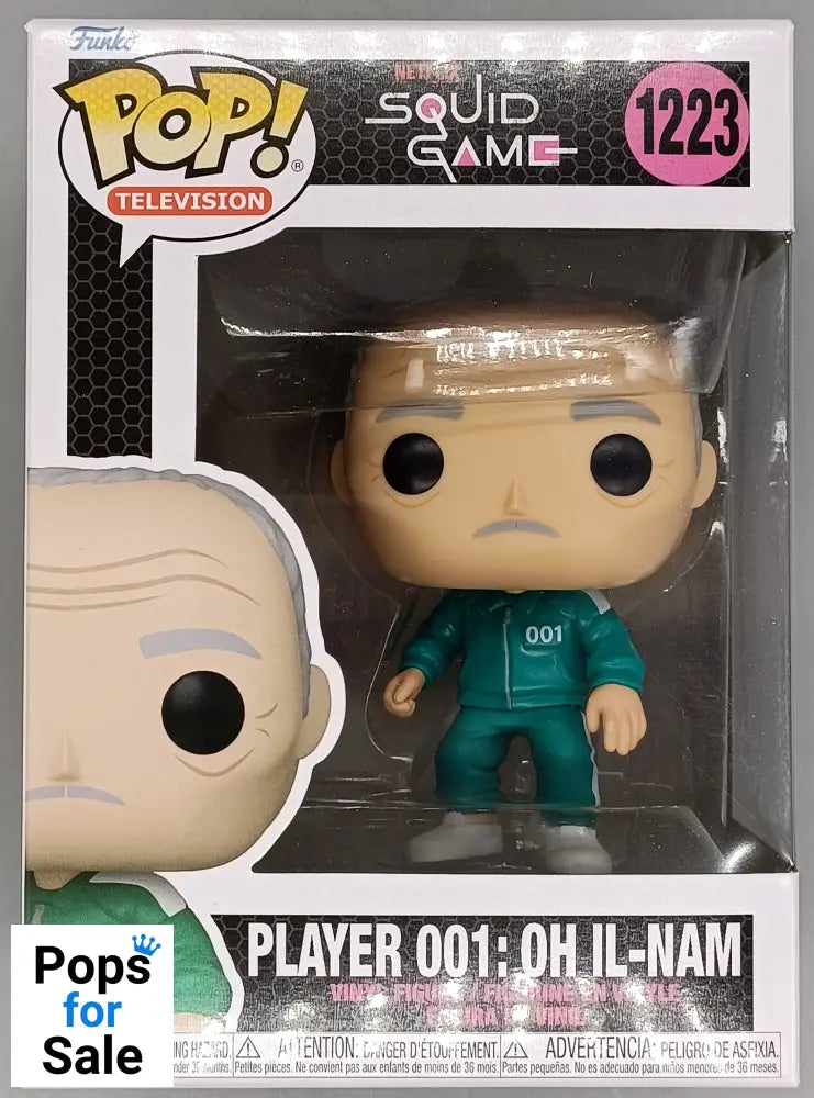 1223 Player 001: Oh Ilnam - Squid Game Funko POP - Damaged Box