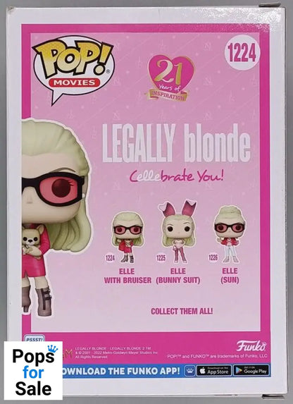 #1224 Elle with Bruiser - Legally Blonde Funko POP - PopsforSale.co.uk