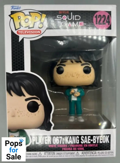1224 Player 067: Kang Saebyeok - Squid Game - Box Damaged Funko POP