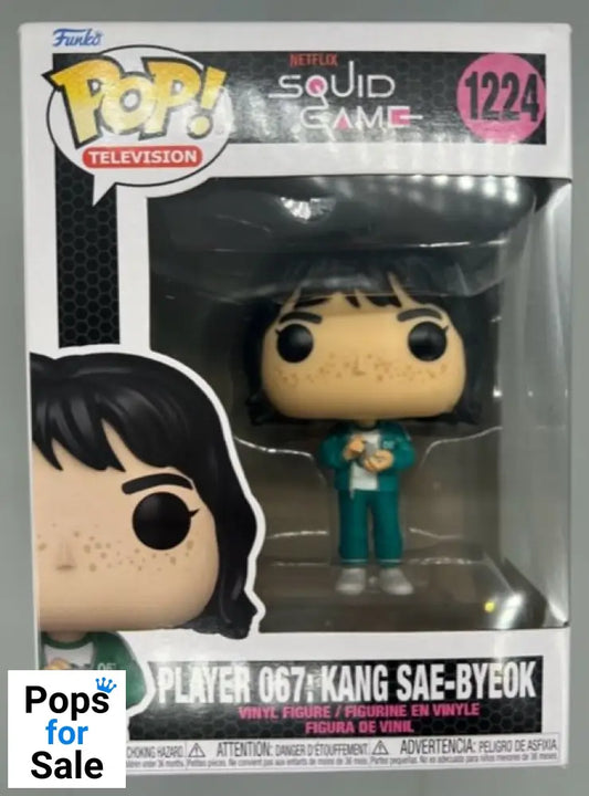 1224 Player 067: Kang Saebyeok - Squid Game - Box Damaged Funko POP