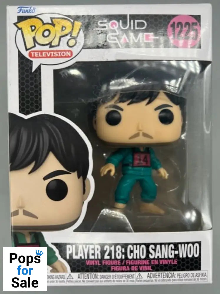 #1225 Player 218: Cho Sangwoo - Squid Game - Box Damaged Funko POP