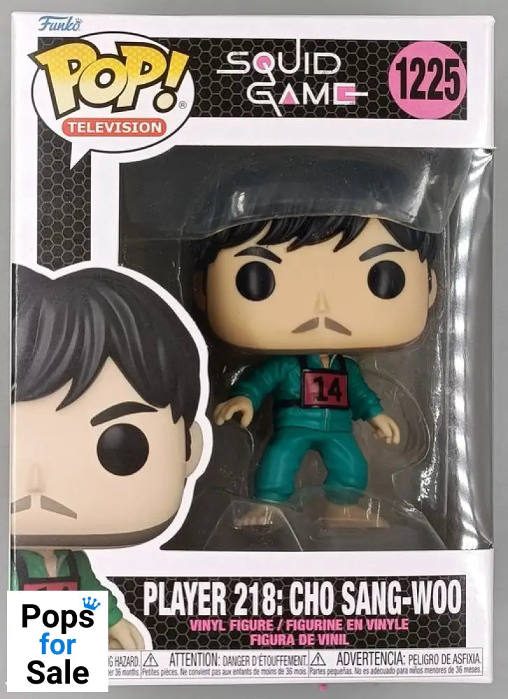 #1225 Player 218: Cho Sangwoo - Squid Game Funko POP - PopsforSale.co.uk